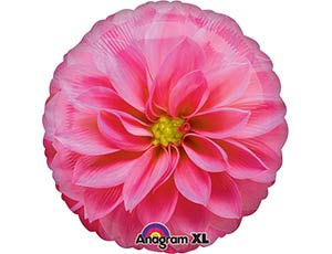 Шар А 18" Цветок Астра розовая S40 