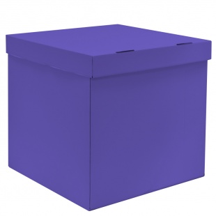 Коробка сюрприз для воздушных шаров, Фиолетовый, 60*80 см, 1 шт.