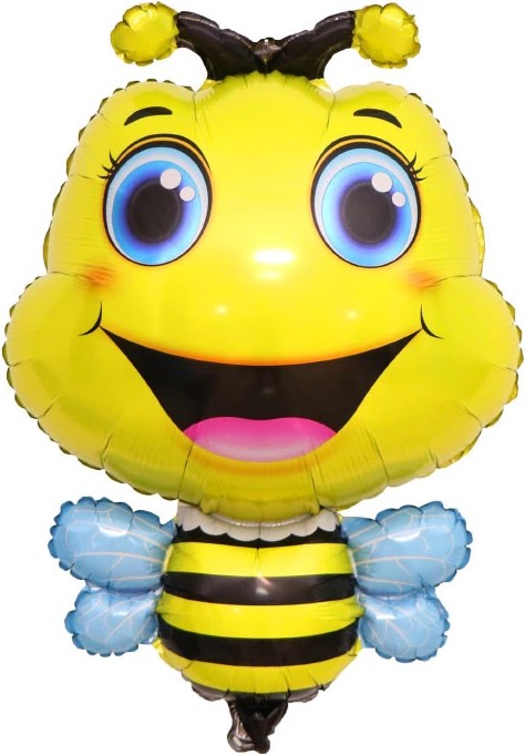Шар Х Фигура, Счастливая пчела, 1 шт. 30"/76 см.