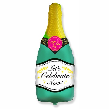 Шар Ф Фигура, Бутылка шампанского (83х43 см)