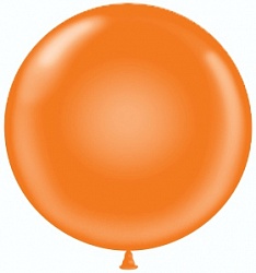 Шар Х (24"/61 см) Оранжевый, Пастель 10 шт.