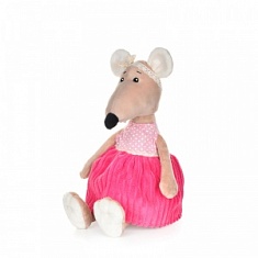 ИМ МТ Крыса Анфиса в розовом платье, 21 см