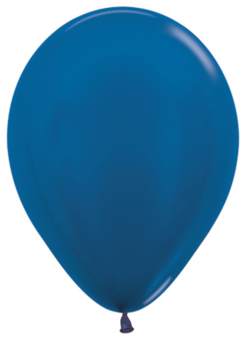 Шар S 9"/540 Металлик Синий / Blue