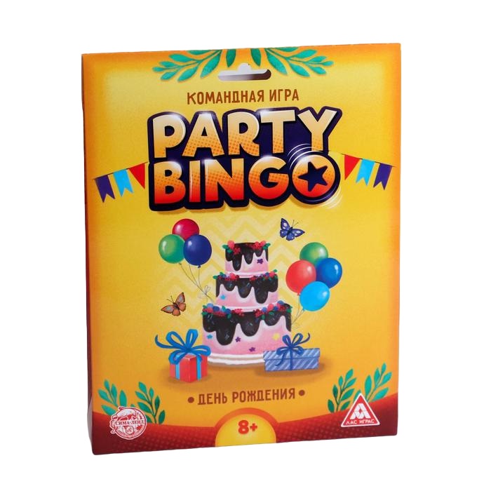 Игра командная Party bingo. День рождения, 8+/Сл