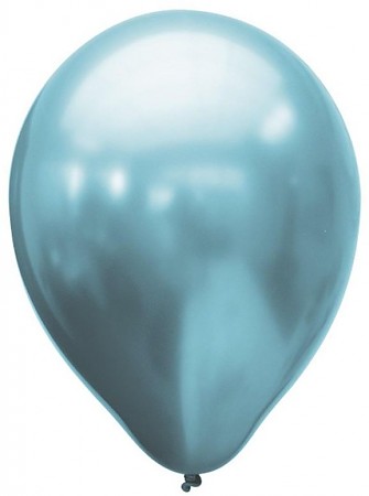 Шар М 5"/13 см  Хром PLATINUM Blue