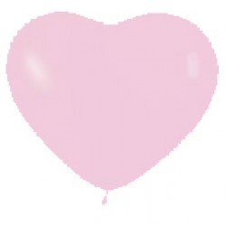 Шар S 6" Сердце Пастель Светло-розовый (109)
