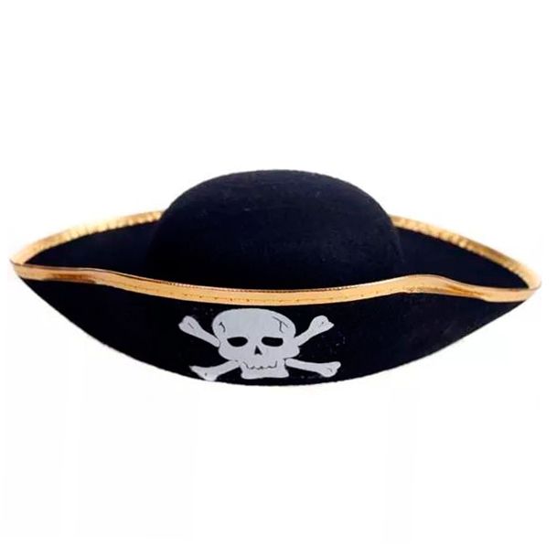 Шляпа Пиратская с золотой лентой/Б