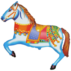 Шар Ф Фигура, Лошадь  цирковая, (98 см)