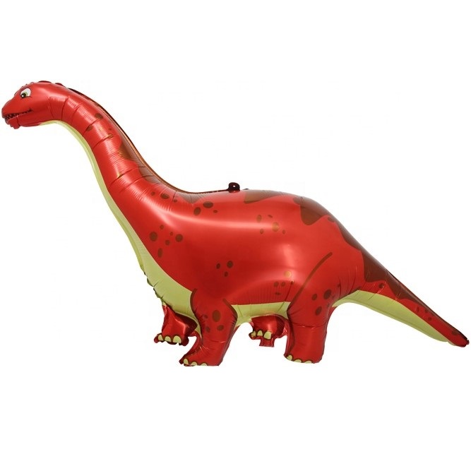 Шар Х Фигура, Динозавр Диплодок, Красный, 51"/130 см