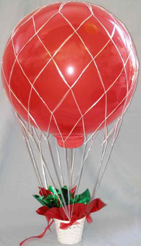 О Сетка на шар Белая 24" (60см) / Raffia balloon net 