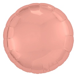 Шар Ag 18" Круг, Розовый коралл