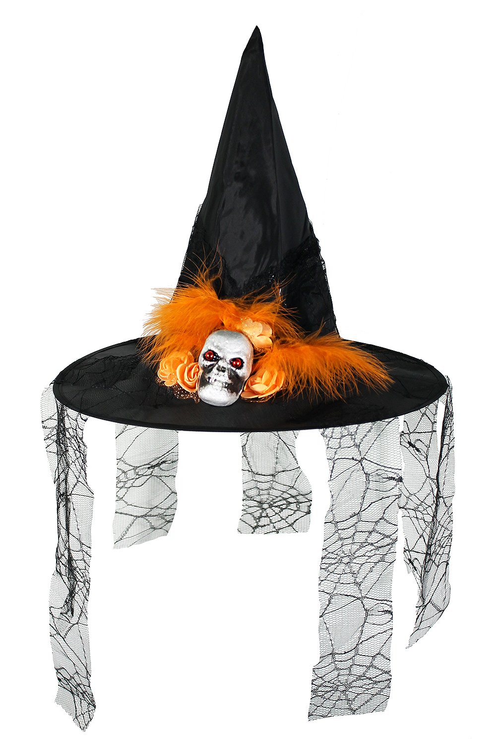 Шляпа Колпак ведьмы оранжевый, Хэллоуин  /Сф.