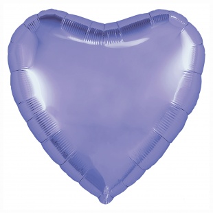 Шар Ag 18" Сердце, Фиолетовый, Пастель