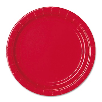 Тарелка бумажная Apple Red, 17 см. 8 шт./AМС