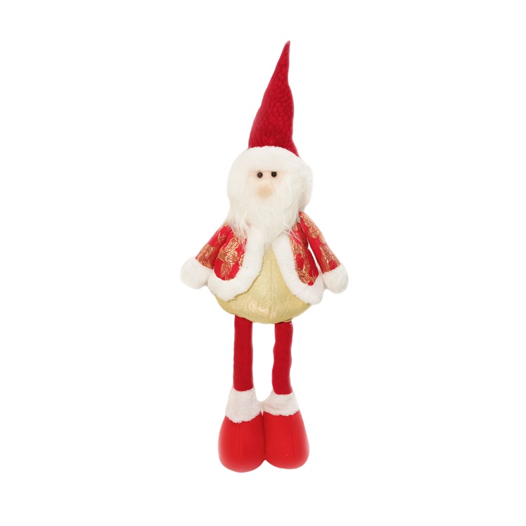 Гном интерьерный Дед Мороз, с выдвижными ногами, 45 см /Сф