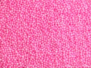 Шарики пенопласт, мелкие, Розовый, (2-3 мм)