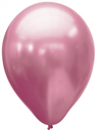 Шар М 5"/13 см  Хром PLATINUM Pink