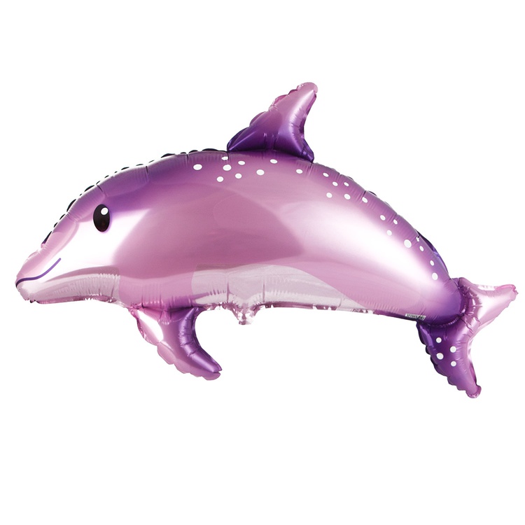 Шар Ф Фигура, Дельфин милый розовый