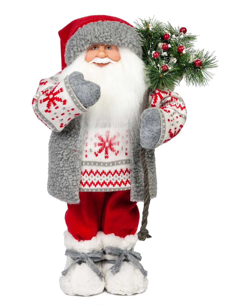 ИМ МТ Дед Мороз в свитере со снежинкой, 32 см