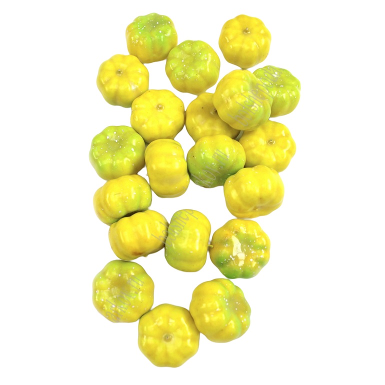 Муляж декоративный тыква лимонная, SF-1238, 10 шт