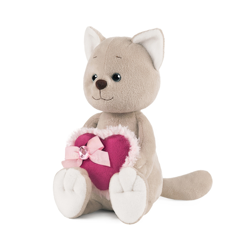 ИМ МТ Романтичный Котик с розовым сердечком, 20 см, в коробке