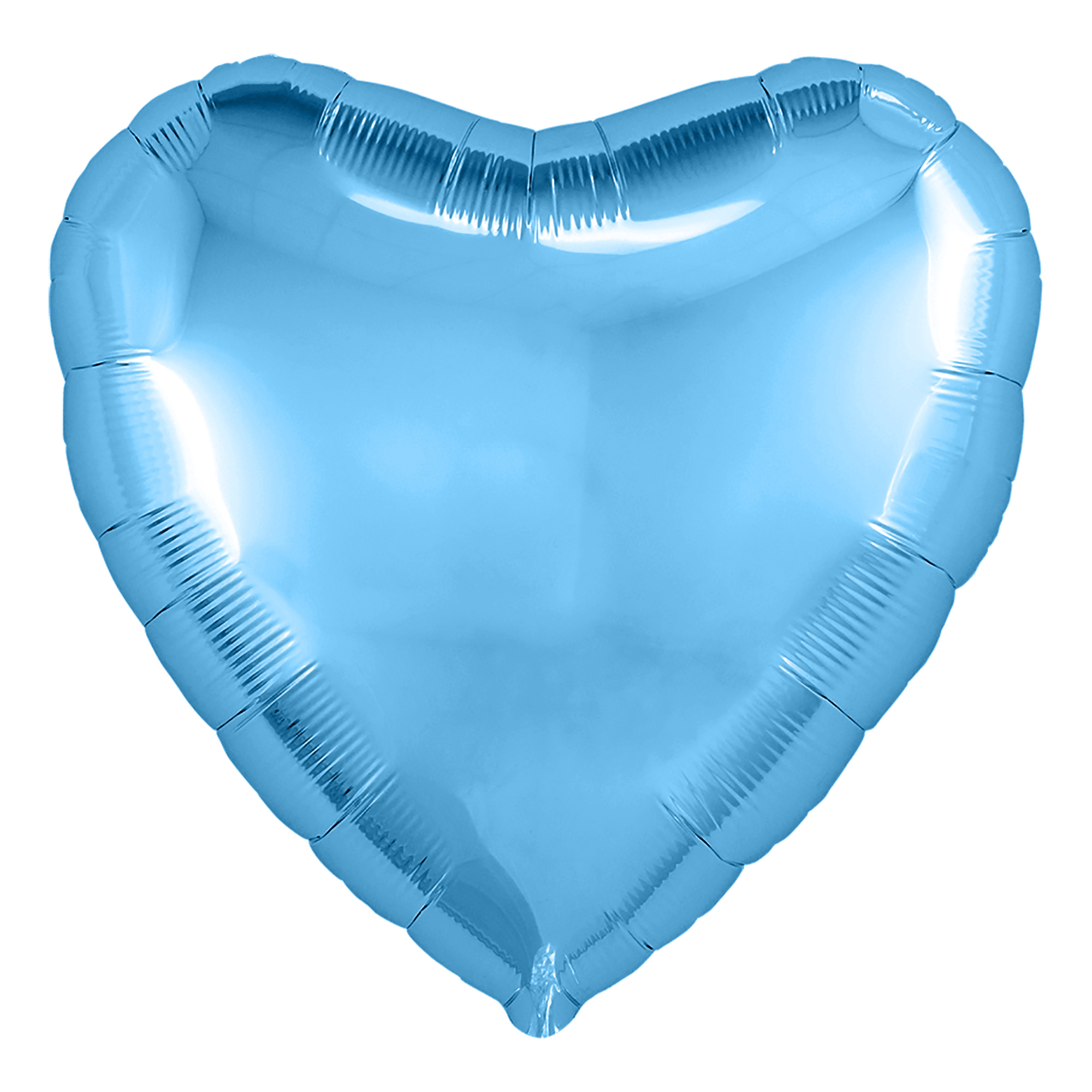 Шар Ag 30" Сердце, Холодно-голубой