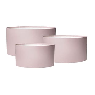 Набор коробок 3 в 1 "Премиум" Розовый пыльный / цилиндр 25*12, 21*10, 18*8 см/Б