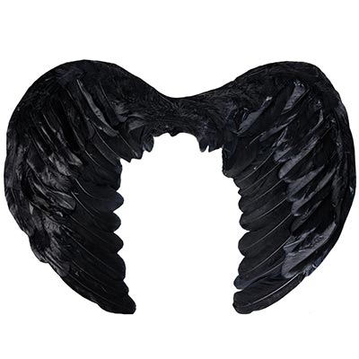 Крылья ангела черные 40*55 см /ВЗ