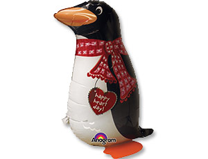 Шар А ХОД/P50 Пингвин с шарфом красным (в инд.уп.)