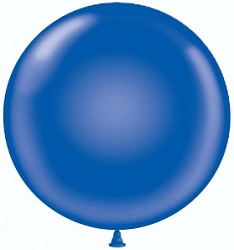 Шар Х (24"/61 см) Синий, Пастель 10 шт.