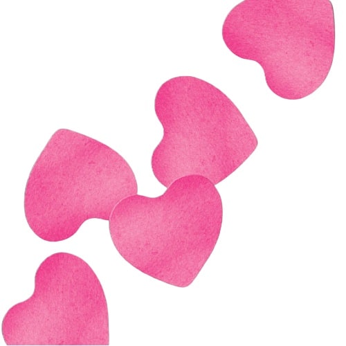 Конфетти Сердце (d 4 см) КС 040 РОЗ розовый / МФН