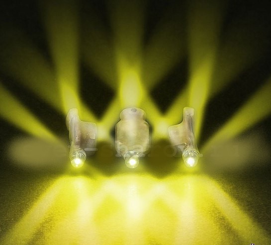 О Светодиоды желтые 3D (PLUS) в защитном корпусе