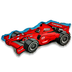 Шар Ф Фигура, Формула 1, Красный, (91 см)