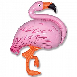 Шар Ф Фигура, Фламинго, Розовый, 51"/130см