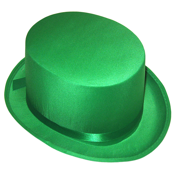 Шляпа Цилиндр зеленый /ПБ