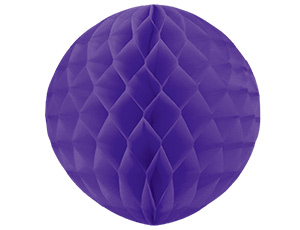 Шар-соты 30 см Фиолетовый /Мо 