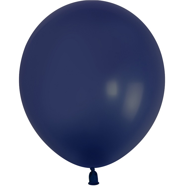 Шар Х (10''/25 см) Пастель, Синий темный Ретро (S72/118)