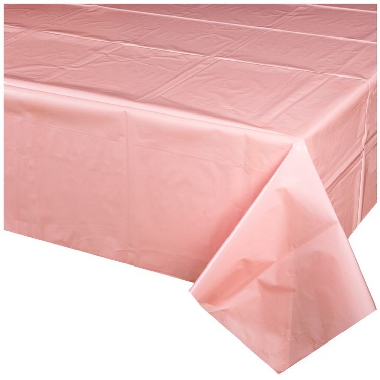 Скатерть п/э Розовая дымка, 130 х180 см.