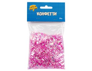 Конфетти Микс перламутр розовый, 20гр./G