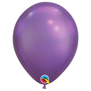 Шар Q 7" Хром Фиолетовый, 100 шт