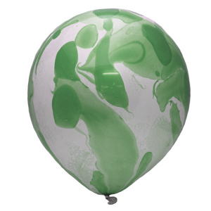 Шар M 12"/30см Многоцветный Green 25шт шар латекс