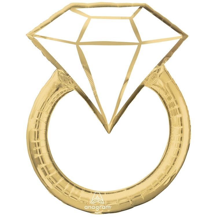 Шар А Фигура, Кольцо бриллиант золотое, Р35