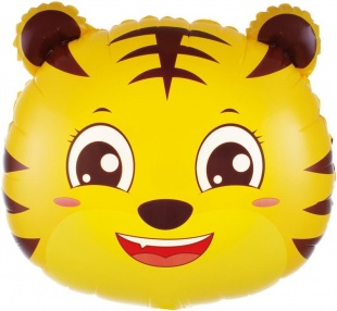 Шар Х Фигура, Голова, Маленький тигр, 20"/51 см