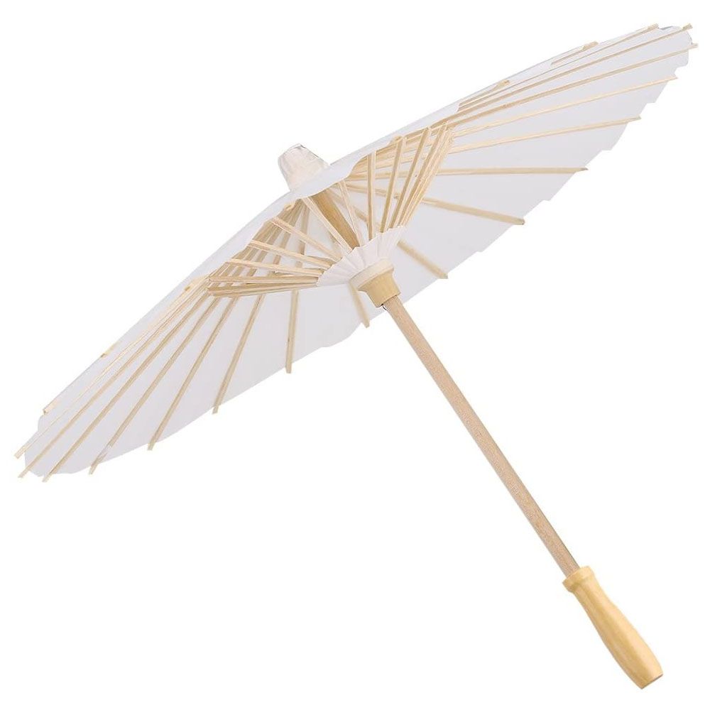 Зонтик для декора 40*30 см белый /Мо
