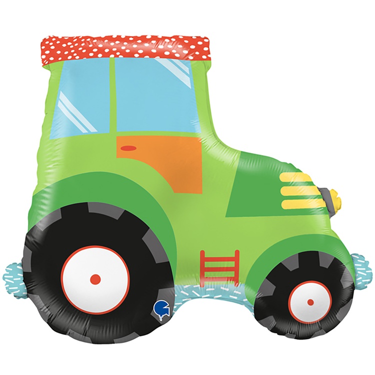 Шар Г 24" Фигура, Трактор зеленый