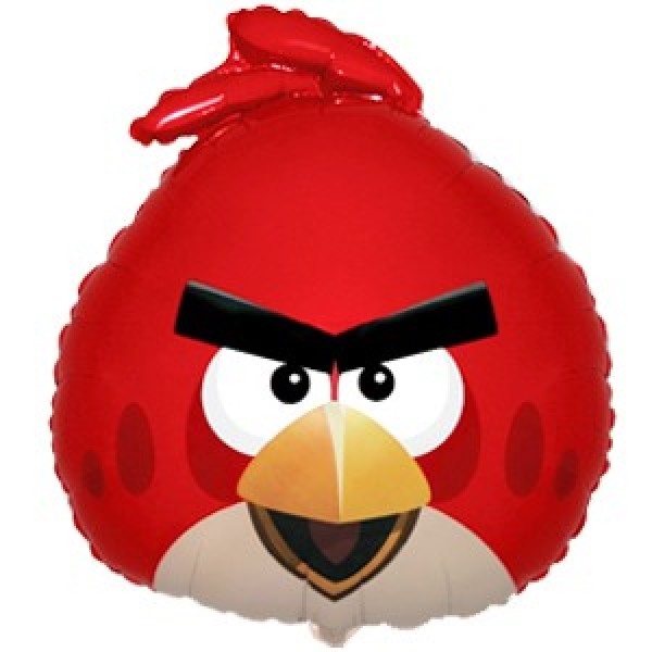 Шар Ф (14''/36 см) Мини-фигура, Angry Birds Красная птица