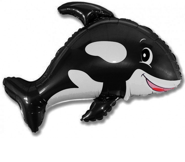 Шар Ф Фигура, Веселый кит, Черный