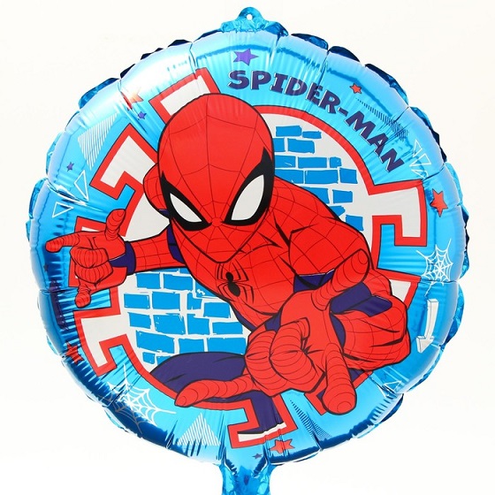 Шар Х 18" круг, Spider-man, Человек-паук