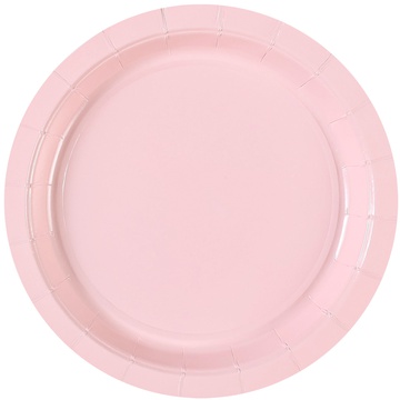 Тарелка Пастель розовая 17 см, 6 шт /ВЗ
