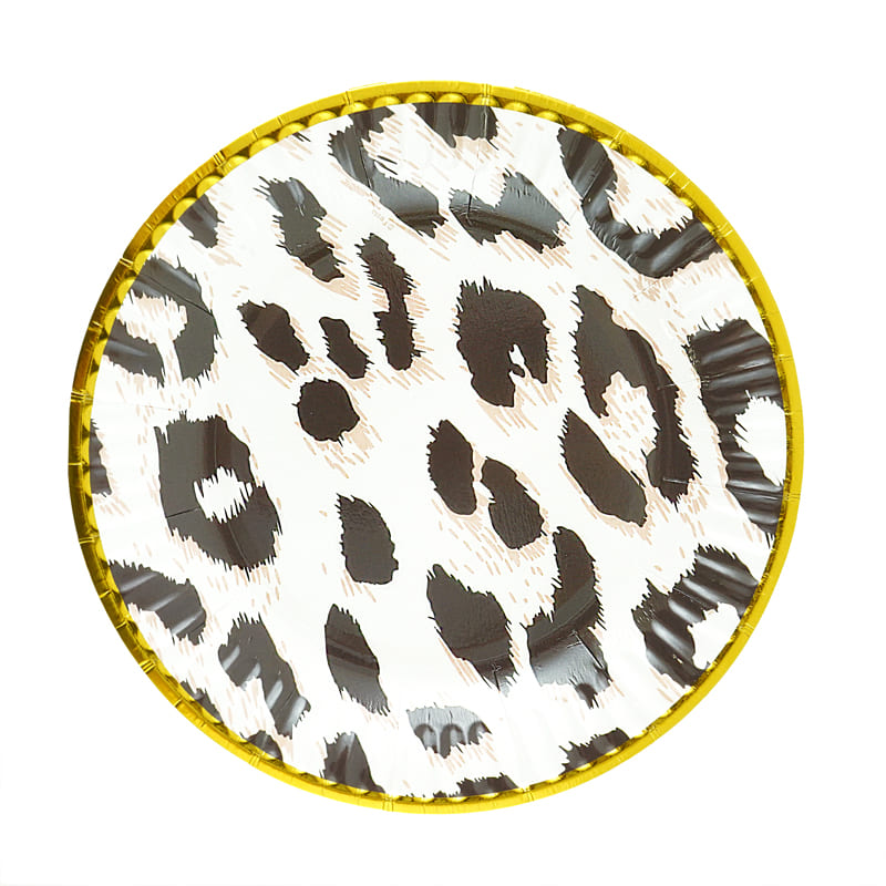 Тарелки Леопардовый принт 18 см, 6 шт./Б